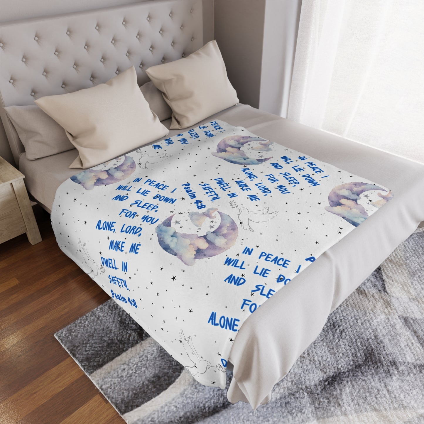 Peace- Microfiber Blanket - Rest Securely