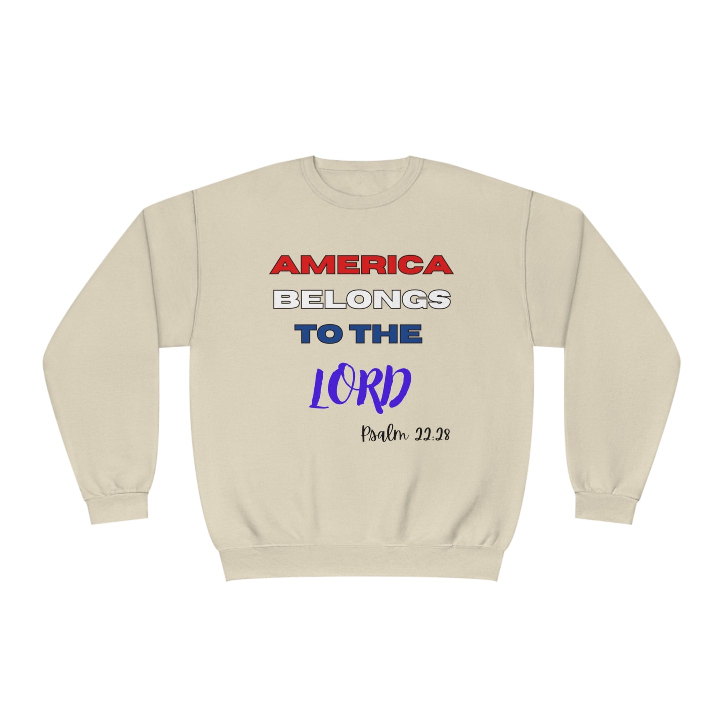 America - Unisex NuBlend® Crewneck Sweatshirt