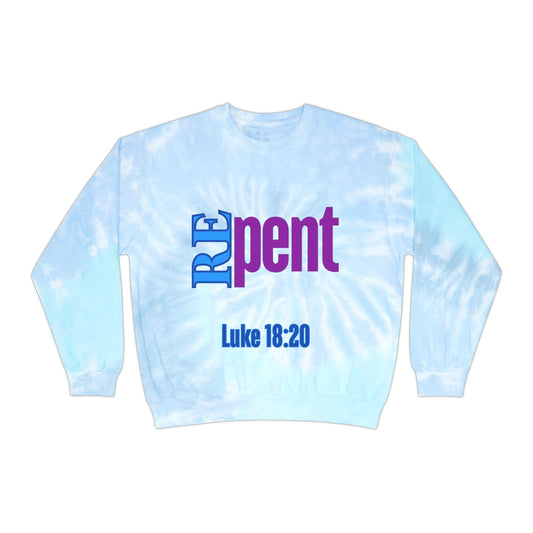 Repentance Spiritual change and salvation-Tie-Dye Sweatshirt