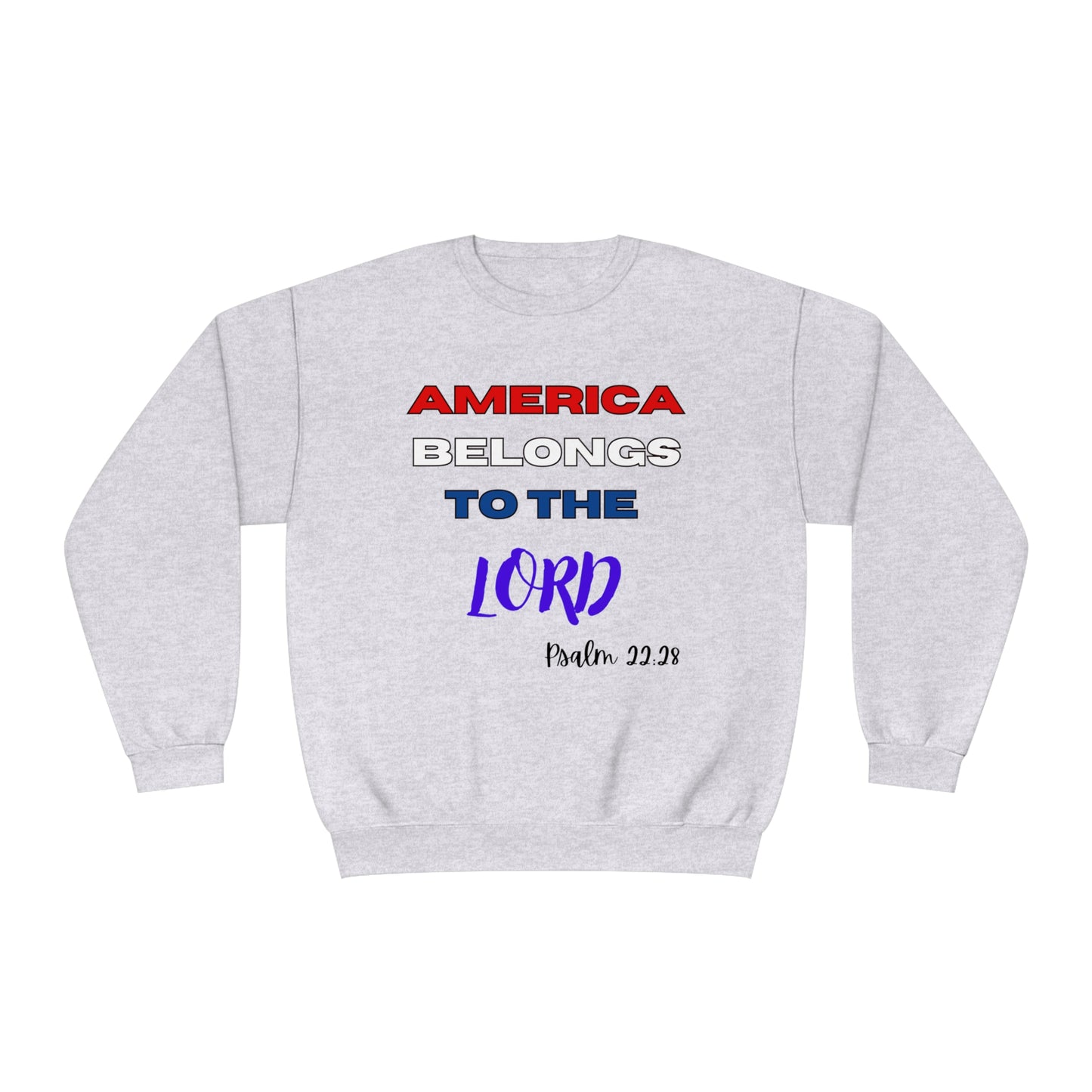 America - Unisex NuBlend® Crewneck Sweatshirt