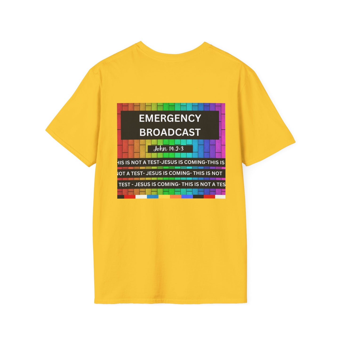 Jesus Is Coming- John 14:2-3 Unisex Softstyle T-Shirt