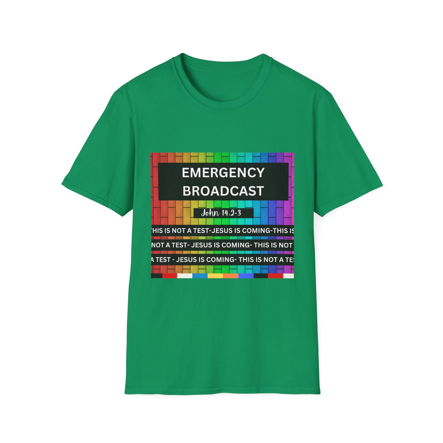 Jesus Is Coming- John 14:2-3 Unisex Softstyle T-Shirt