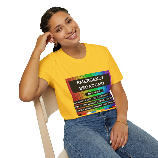 Jesus Is Coming- John 14:2-3 Unisex Softstyle T-Shirt