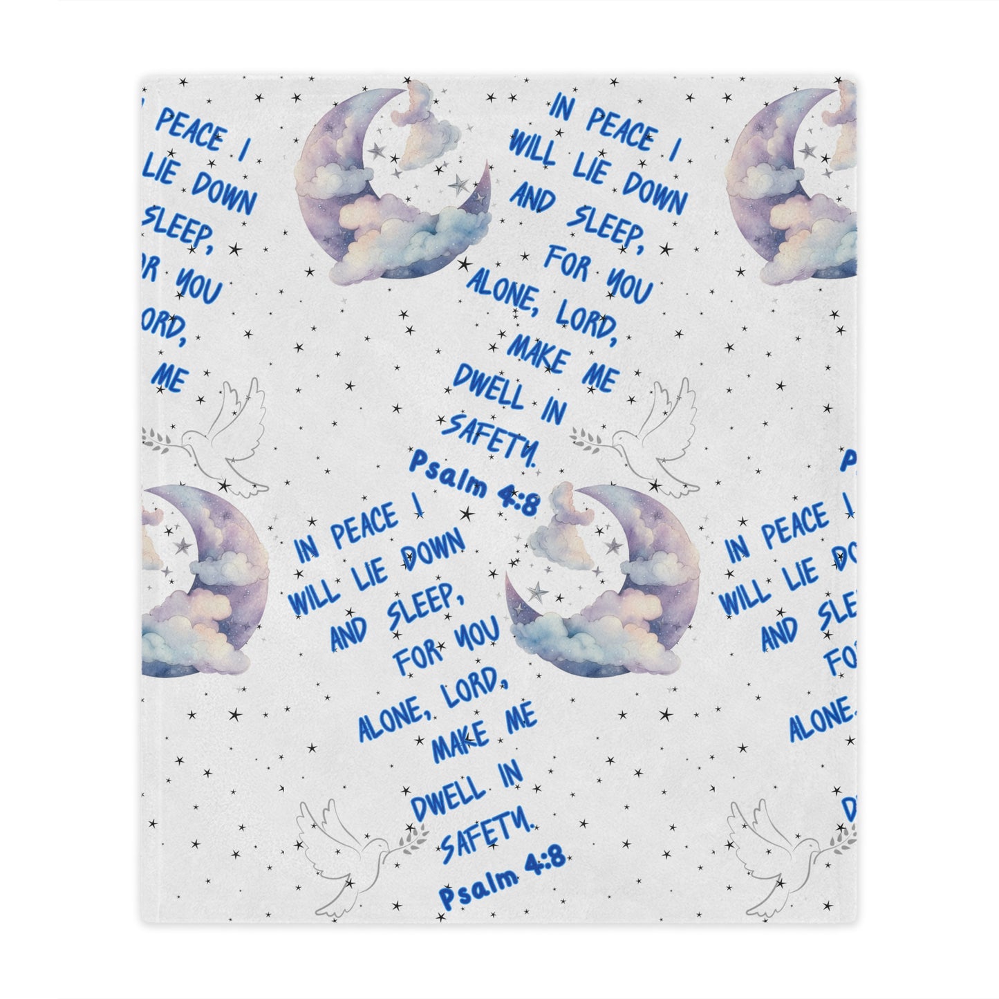 Peace- Microfiber Blanket - Rest Securely