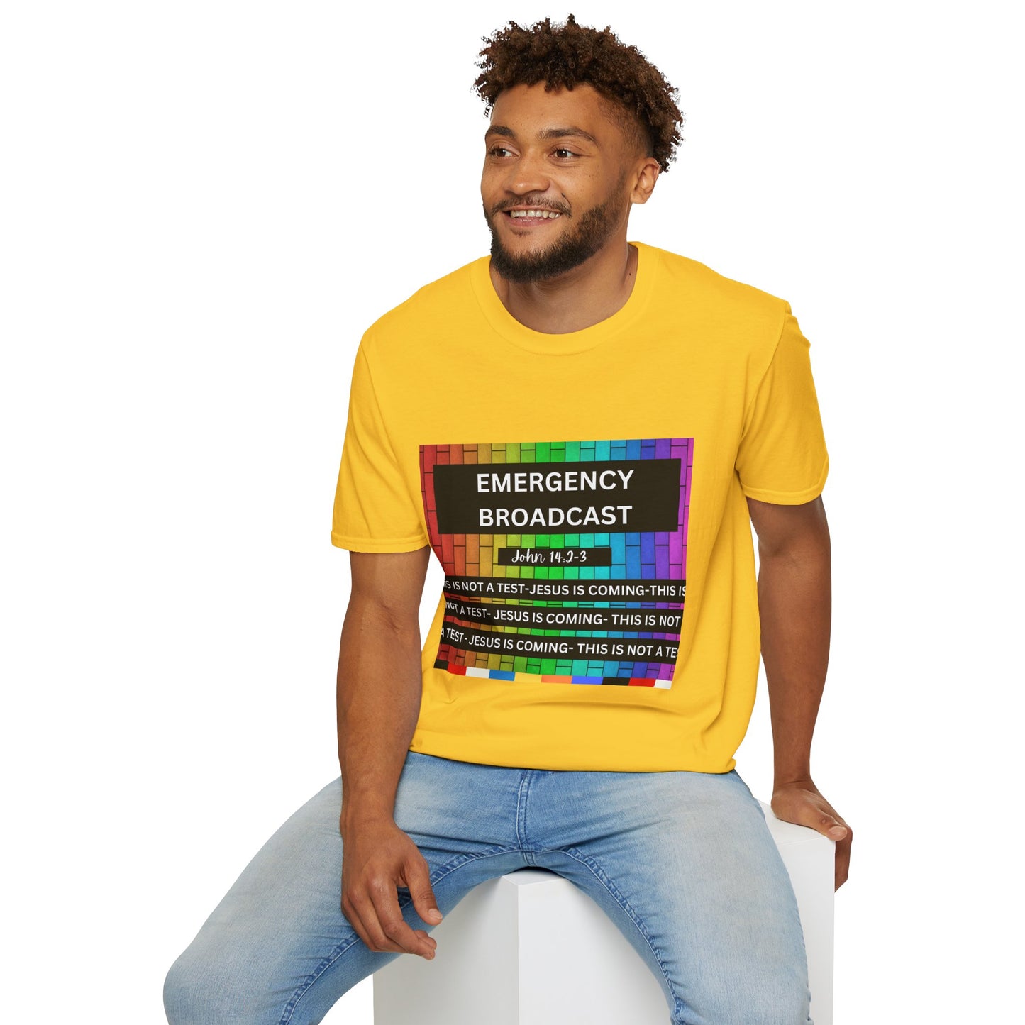Jesus Is Coming- John 14:2-3 Unisex Softstyle T-Shirt