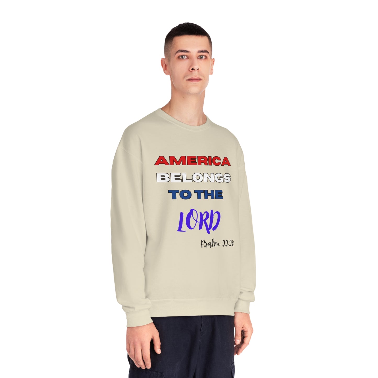 America - Unisex NuBlend® Crewneck Sweatshirt