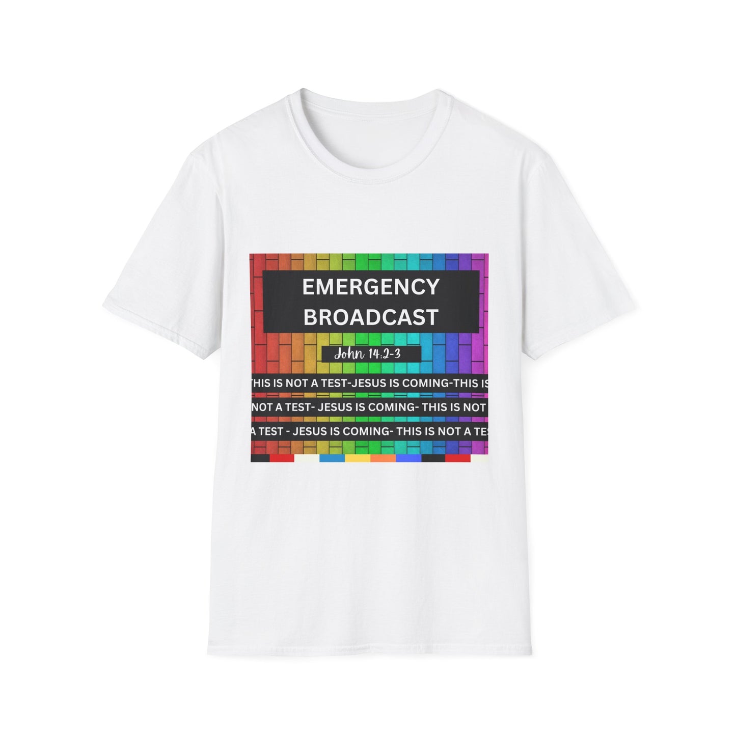 Jesus Is Coming- John 14:2-3 Unisex Softstyle T-Shirt
