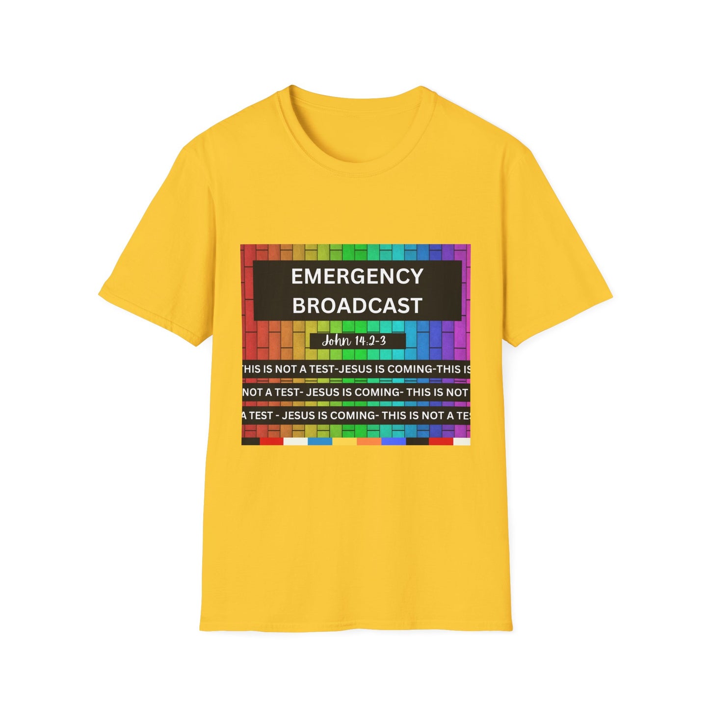Jesus Is Coming- John 14:2-3 Unisex Softstyle T-Shirt