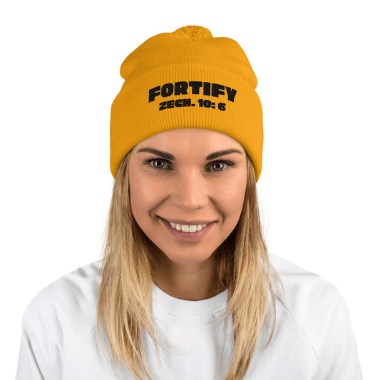 Fortify- Pom-Pom Beanie