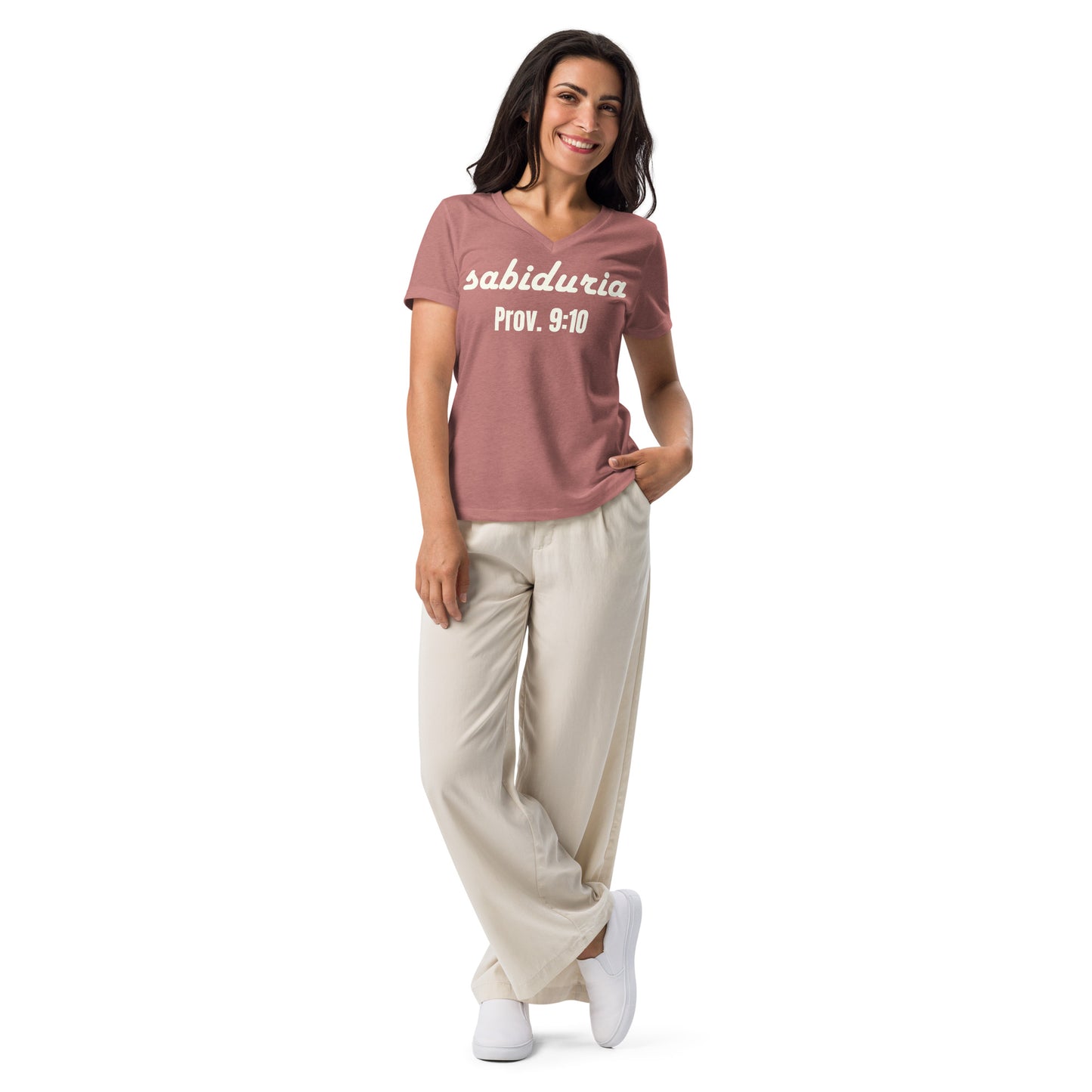 Sabiduria - Women’s relaxed v-neck t-shirt