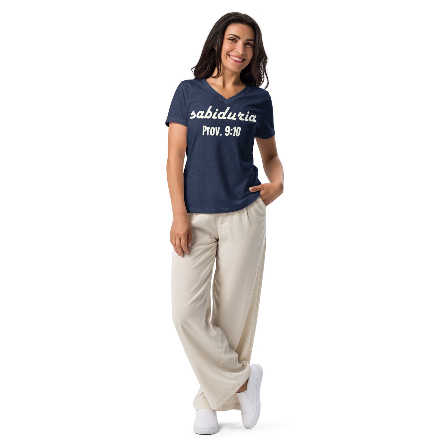 Sabiduria - Women’s relaxed v-neck t-shirt